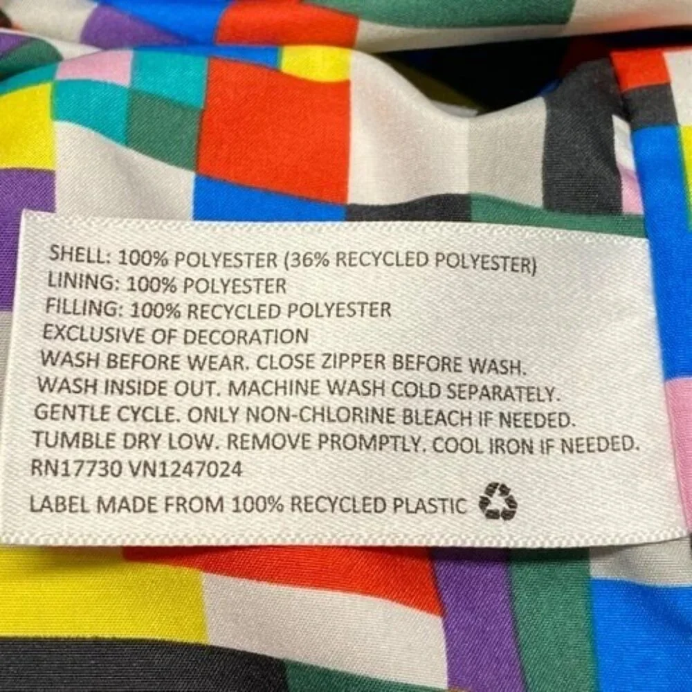 Lego x‎ Target Collection Puffer Jacket Convertible Vest Youth XL Green Stripe